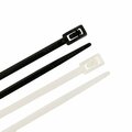 Forney Cable Ties, 8 in Releasable Standard Duty Assortment 62059